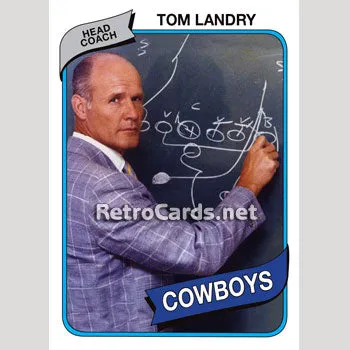 1980T MLB Dallas Cowboys RetroCards Set