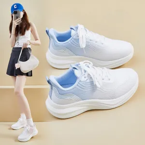 2025 ins Korean version of flying woven shoes  summer new student sports shoes fitness running casual shoes breathable FZ6609
