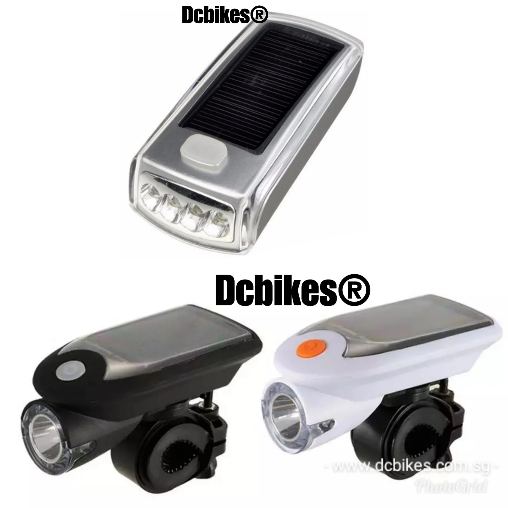 240 Lumens Solar   Rechargeable Led Handlebar Touch Light