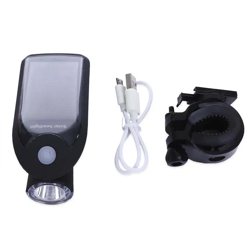 240 Lumens Solar   Rechargeable Led Handlebar Touch Light