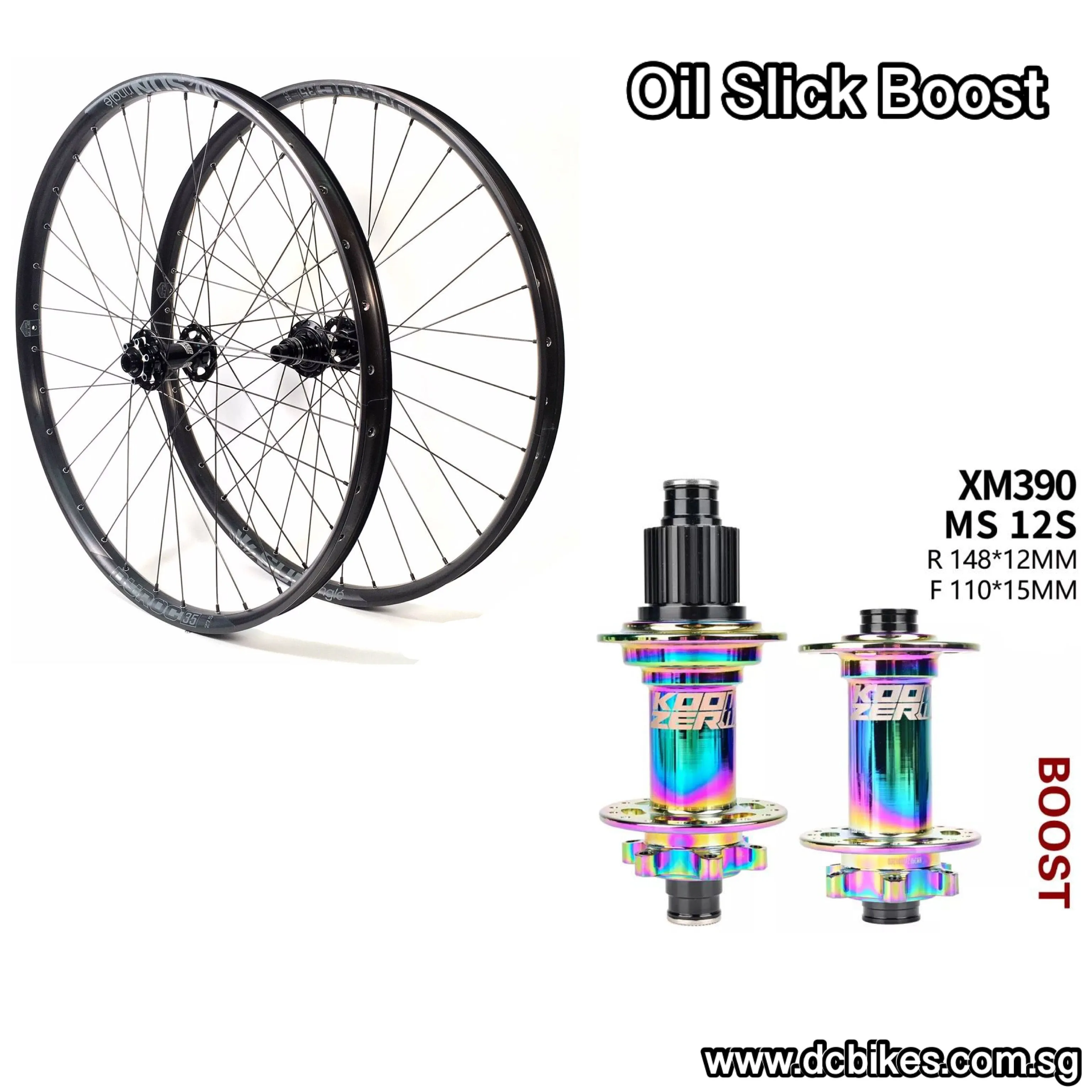 27.5 | 29 Koozer XM390 X 35mm Duroc 110mm/148mm 32H 6 Pawls Boost Wheelset
