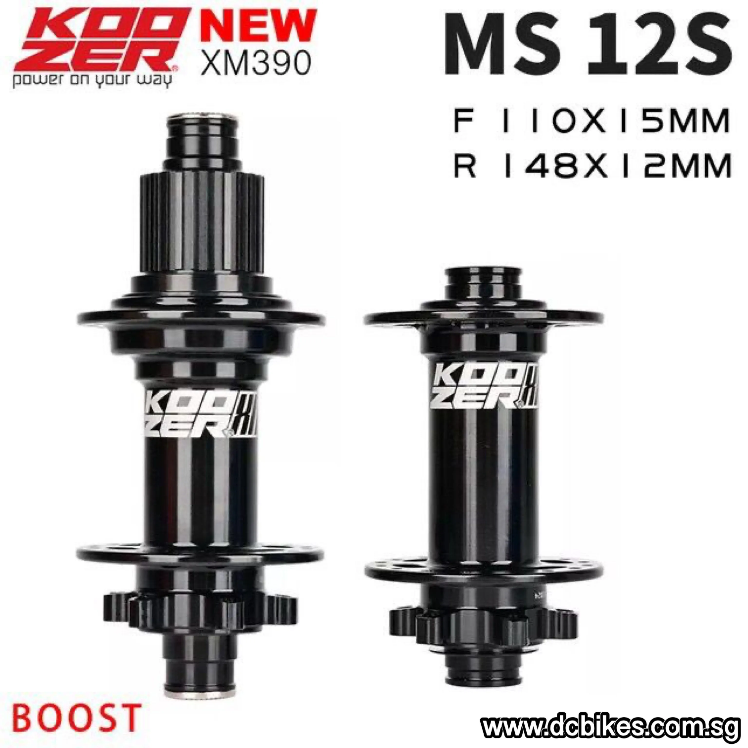 27.5 | 29 Koozer XM390 X 35mm Duroc 110mm/148mm 32H 6 Pawls Boost Wheelset
