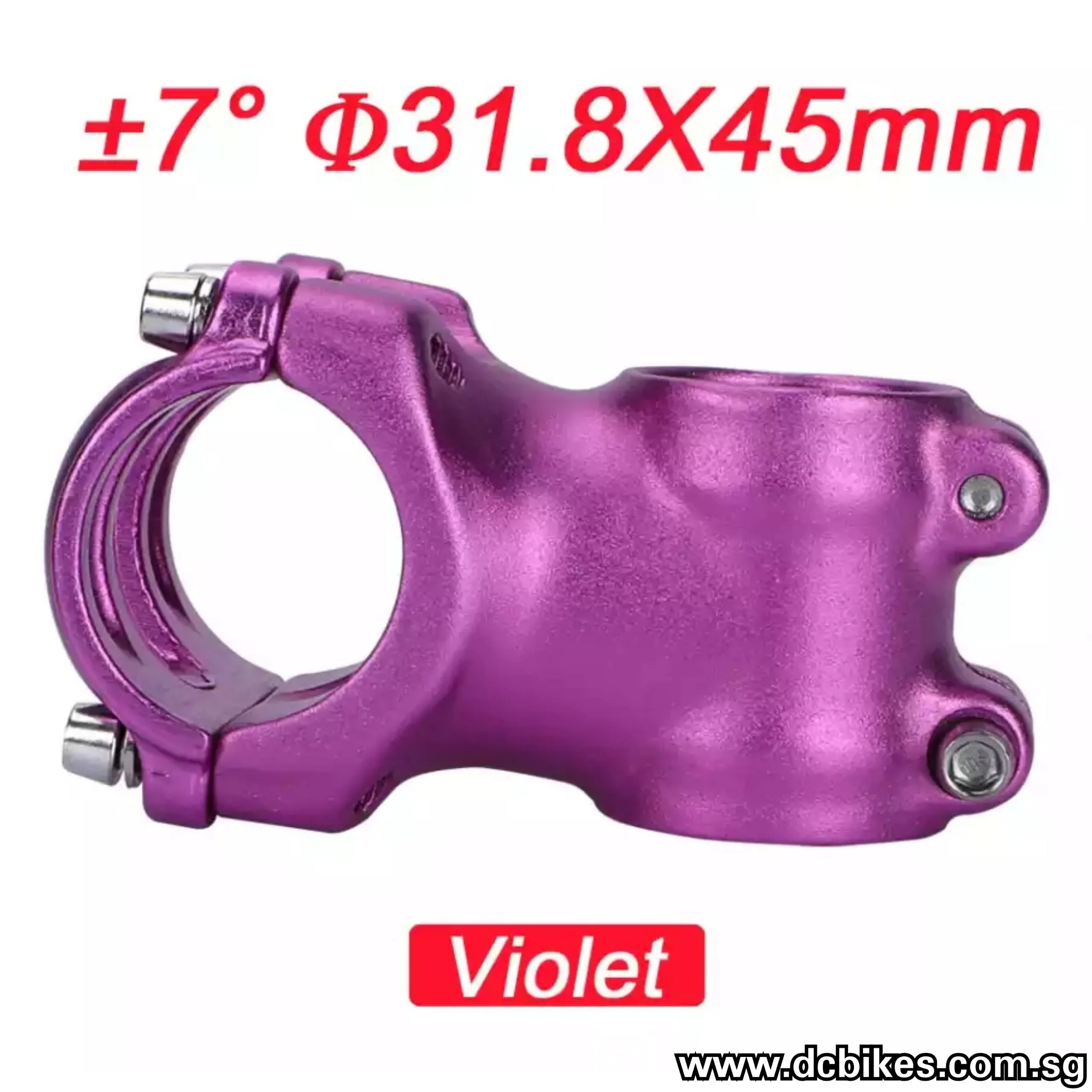 45mm Anodized Aluminium Stem 31.8mm