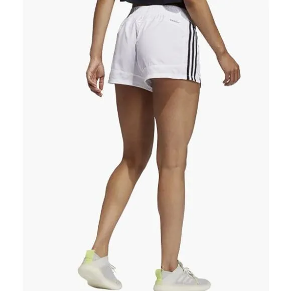 Adidas Pacer 3-Stripes Woven Shorts Training Athletic White/Black Size XL NWT