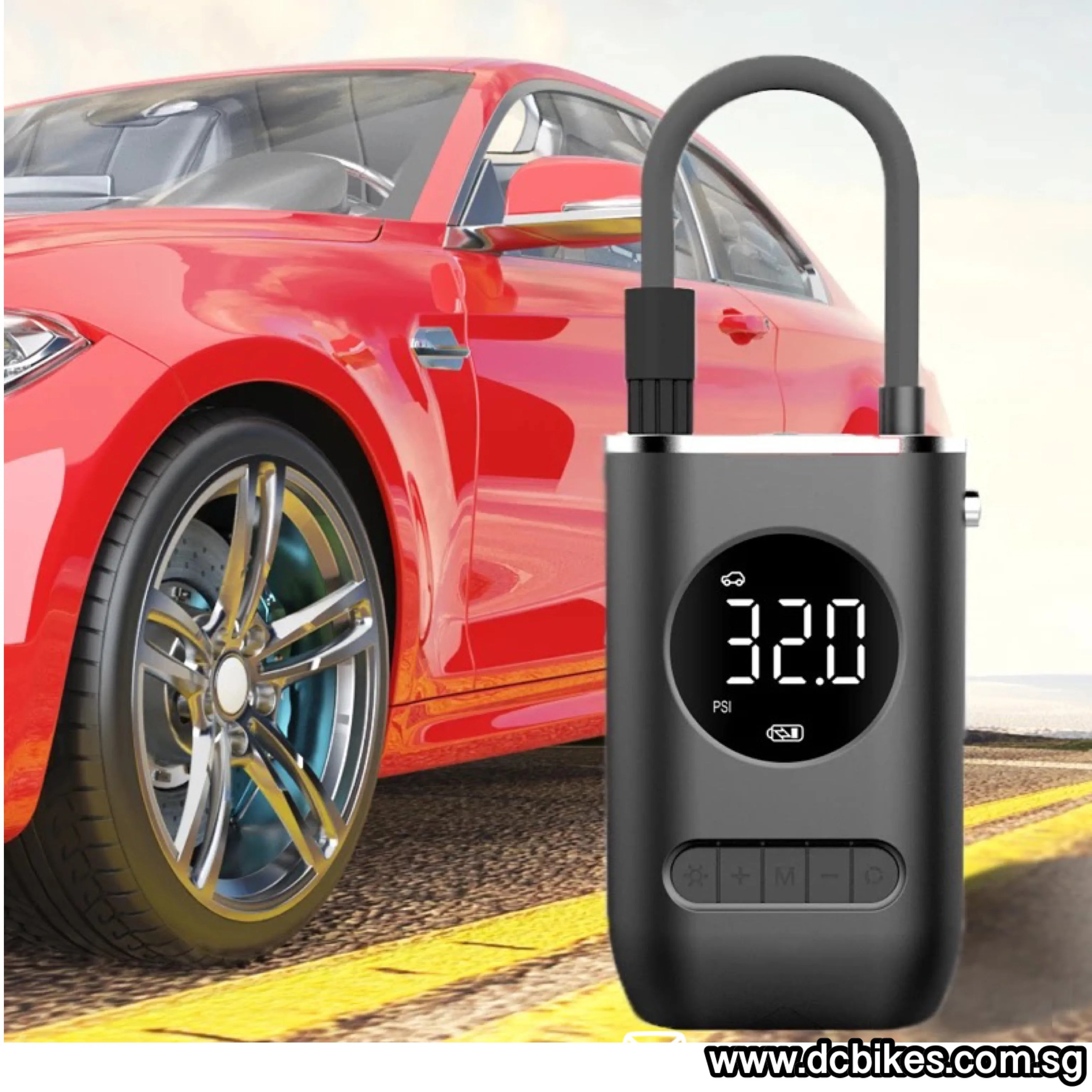 All in 1 Type C Rechargeable Electric Presta | Schrader Air Pump 150psi