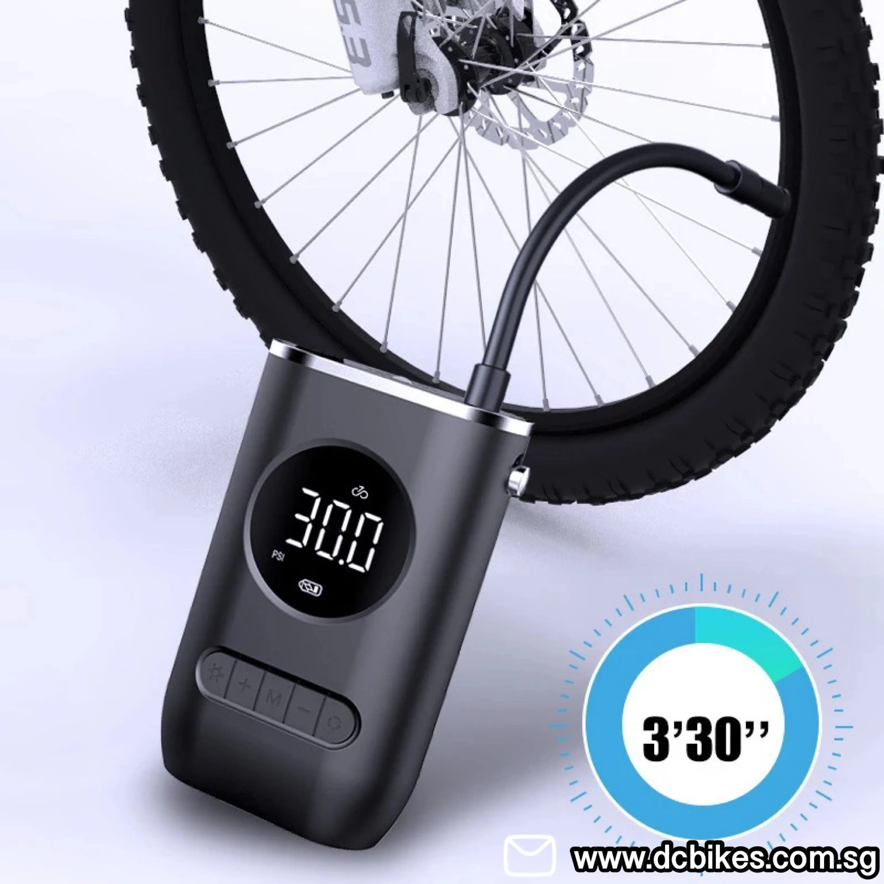 All in 1 Type C Rechargeable Electric Presta | Schrader Air Pump 150psi