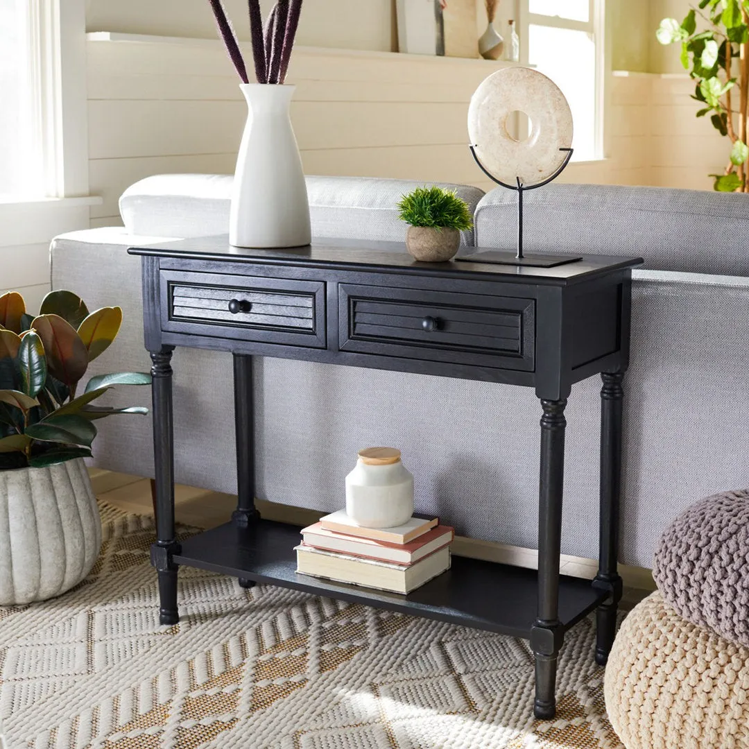 Amondre 36'' Console Table Highland Dunes Color: Black