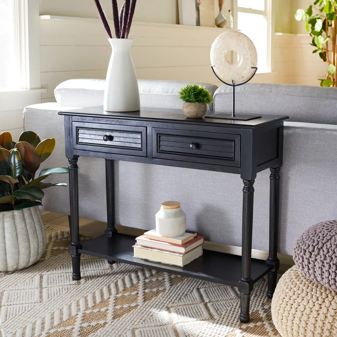 Amondre 36'' Console Table Highland Dunes Color: Black
