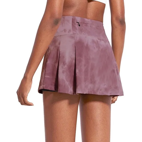 BALEAF • Pleated Tie Dye Tennis Skort
