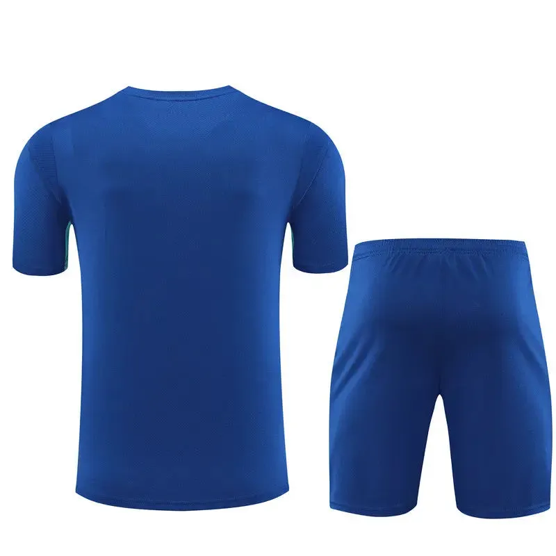 Barcelona Short Sleeve Training Suit For Men T-shirt/short