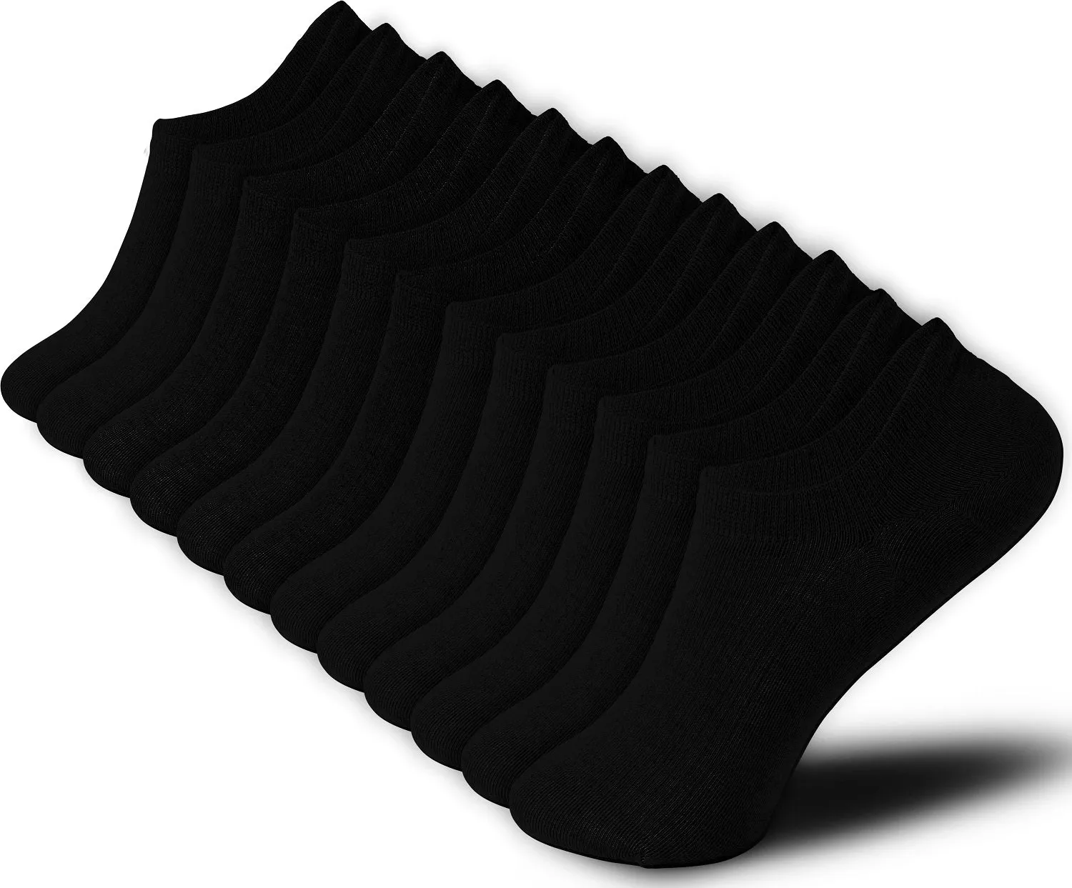 BenSorts Women No Show Socks Low Cut Non Slip Thin Invisible Liner Socks 6 Pairs