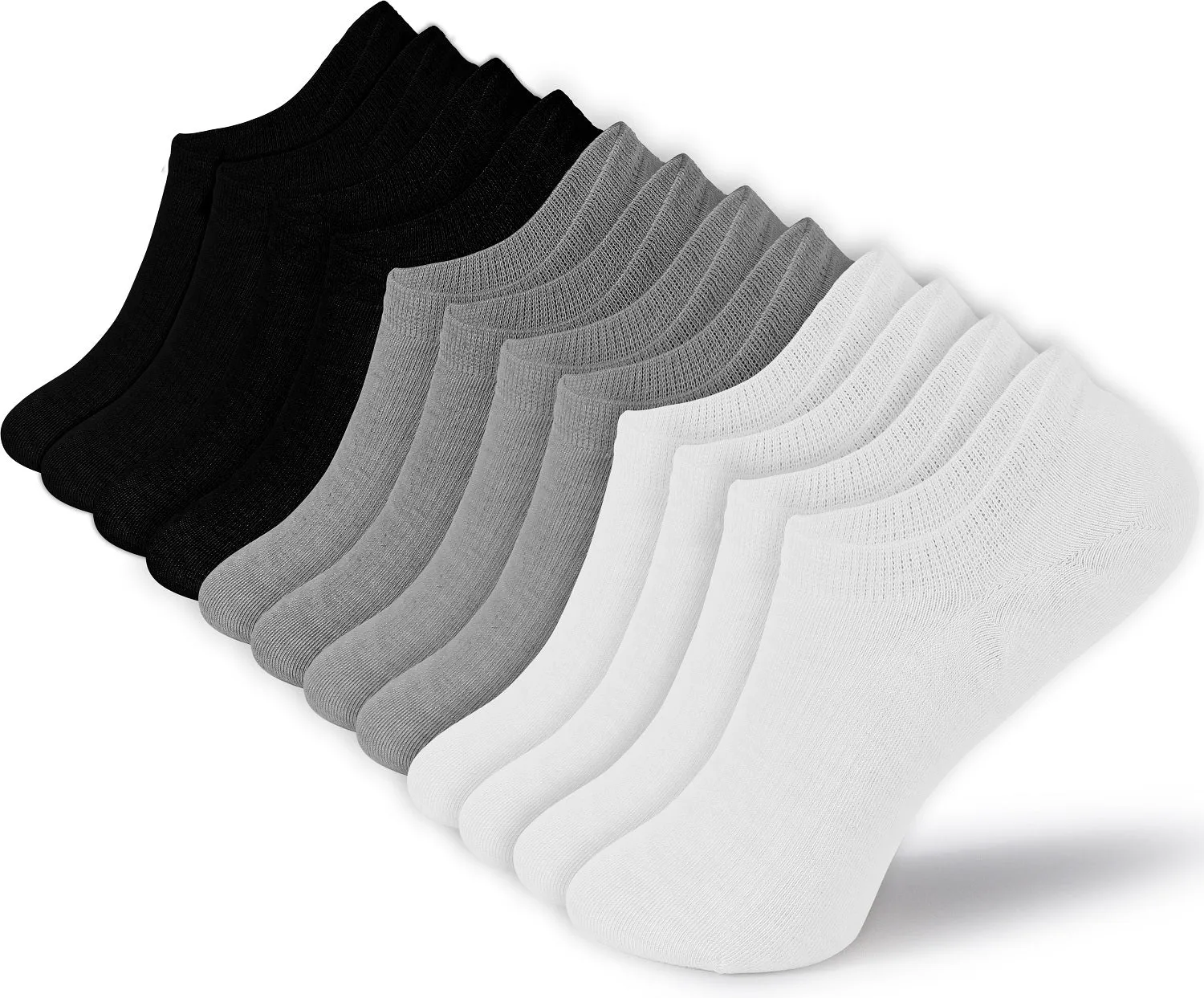 BenSorts Women No Show Socks Low Cut Non Slip Thin Invisible Liner Socks 6 Pairs