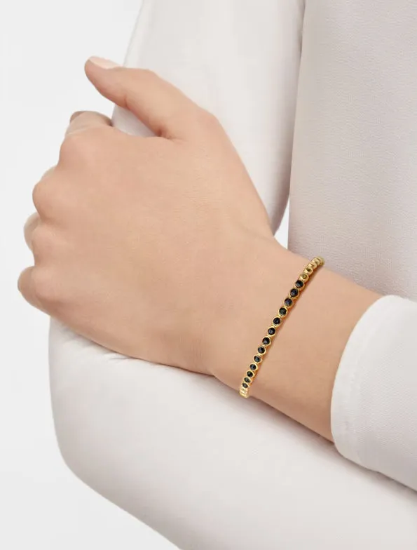 Black Diamond Tennis Bracelet