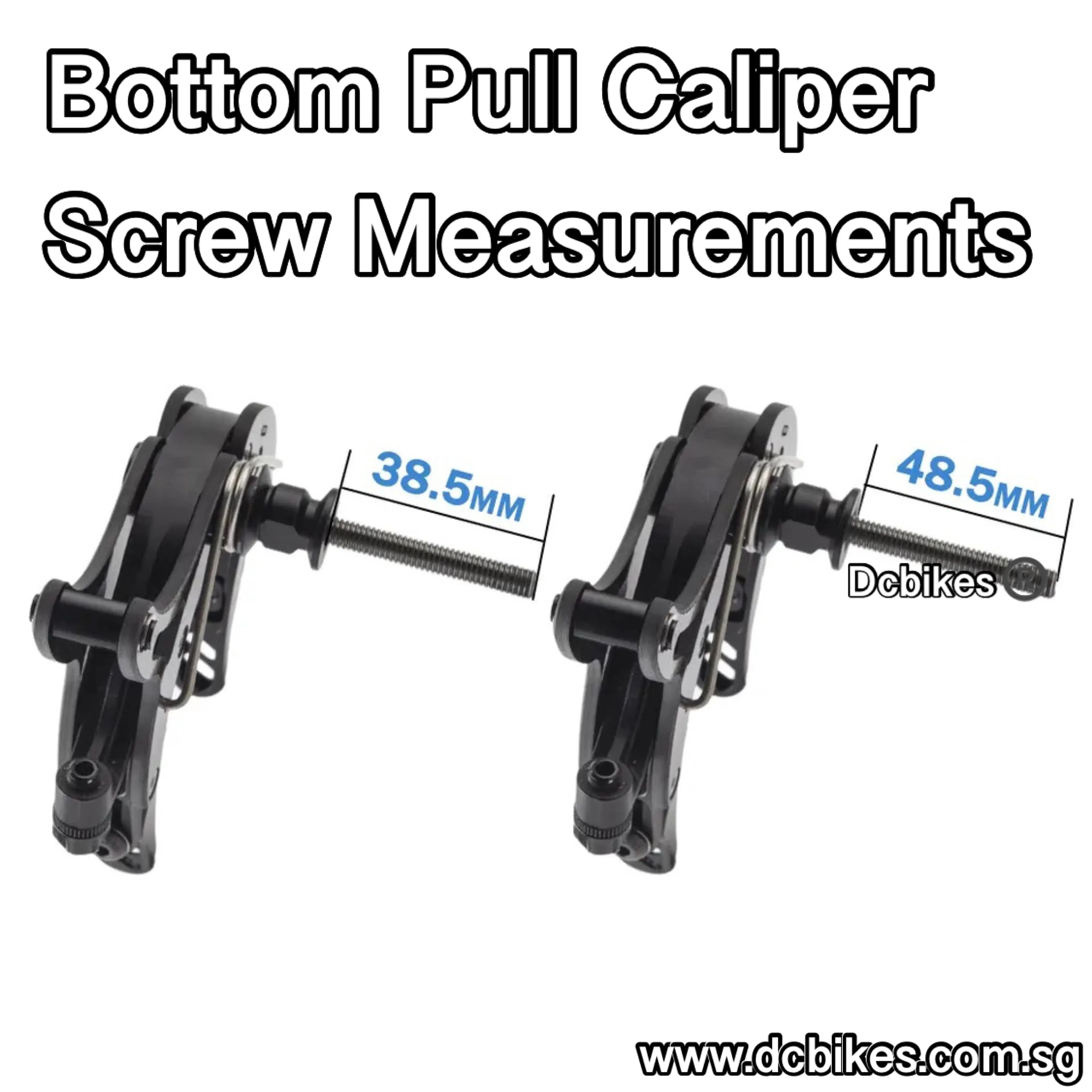 Carbon Fiber Folding/Road Bike Front/Rear Dual Pull Pivot C Brake Calipers 158g