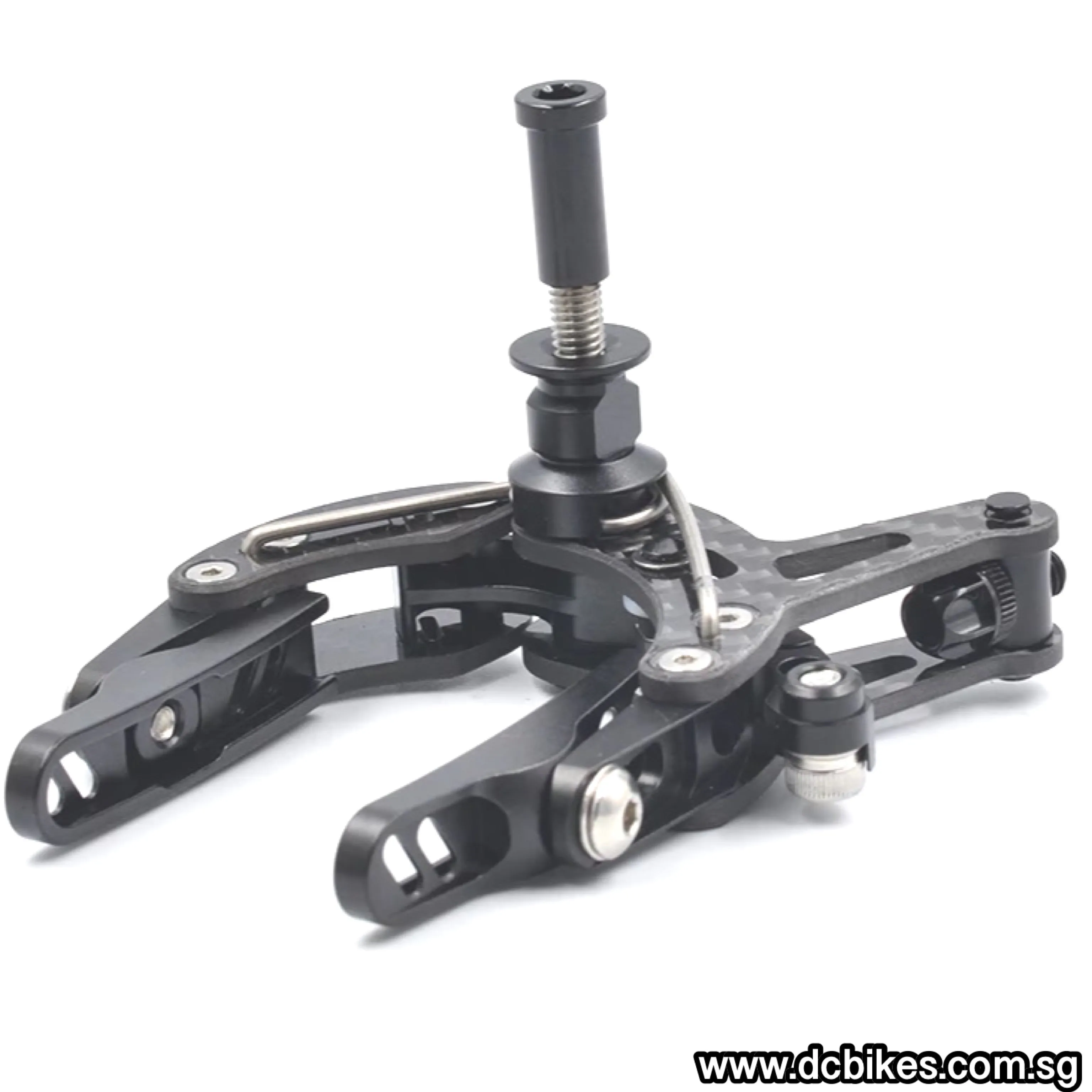 Carbon Fiber Folding/Road Bike Front/Rear Dual Pull Pivot C Brake Calipers 158g