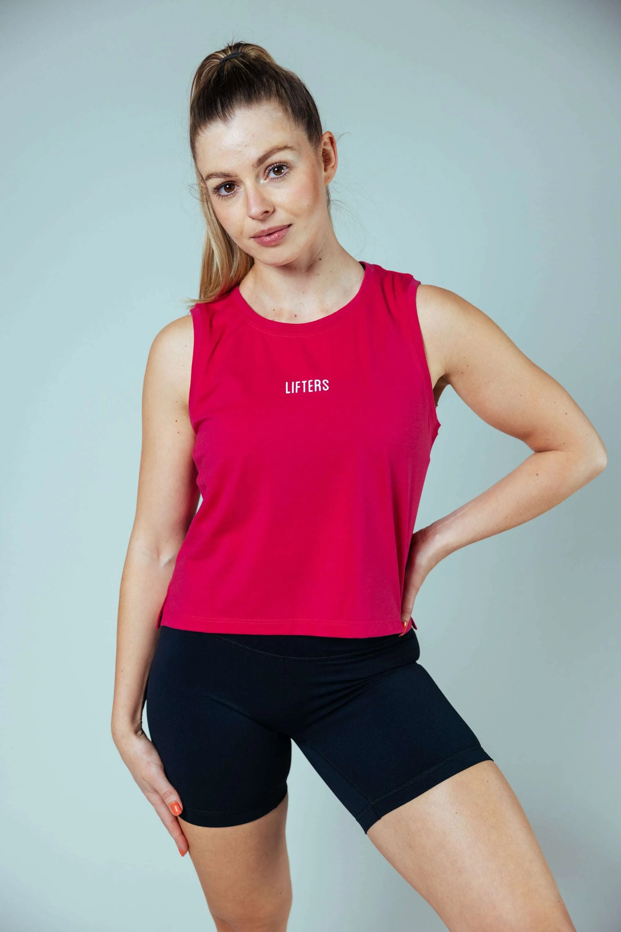 Classic Crop Tank | Pink
