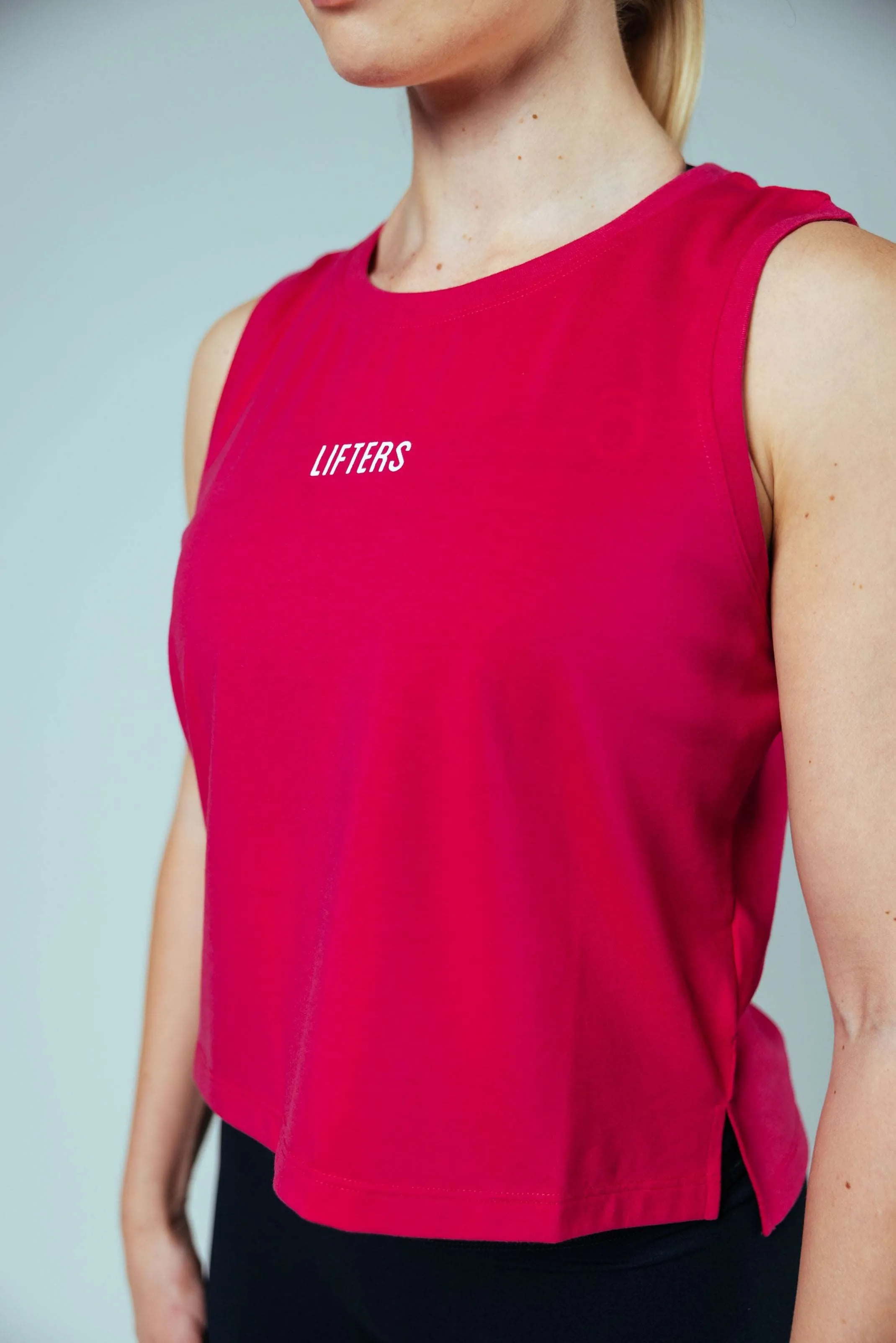 Classic Crop Tank | Pink