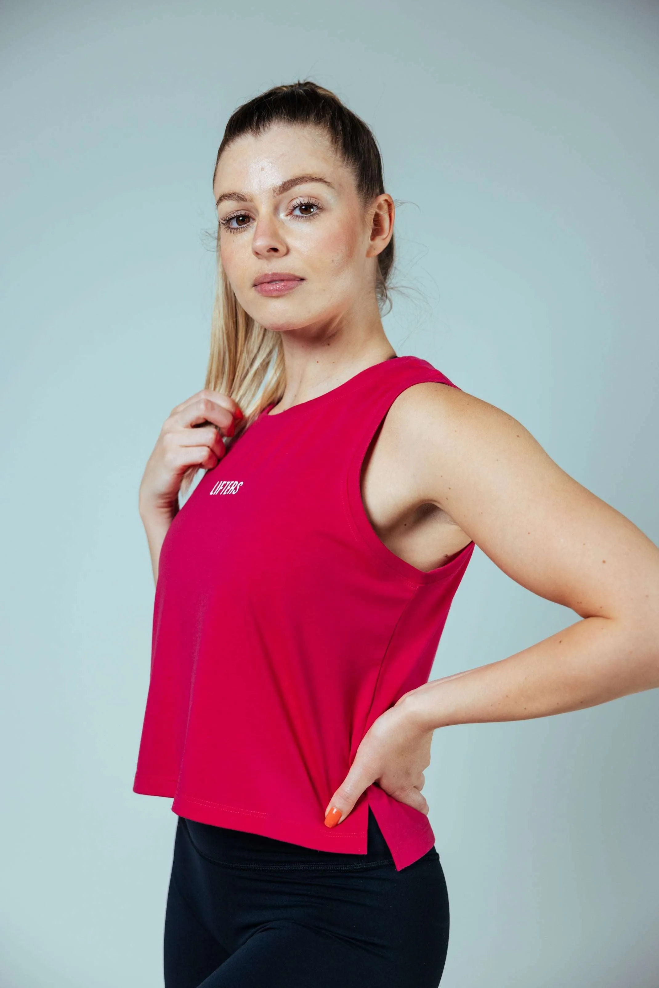 Classic Crop Tank | Pink