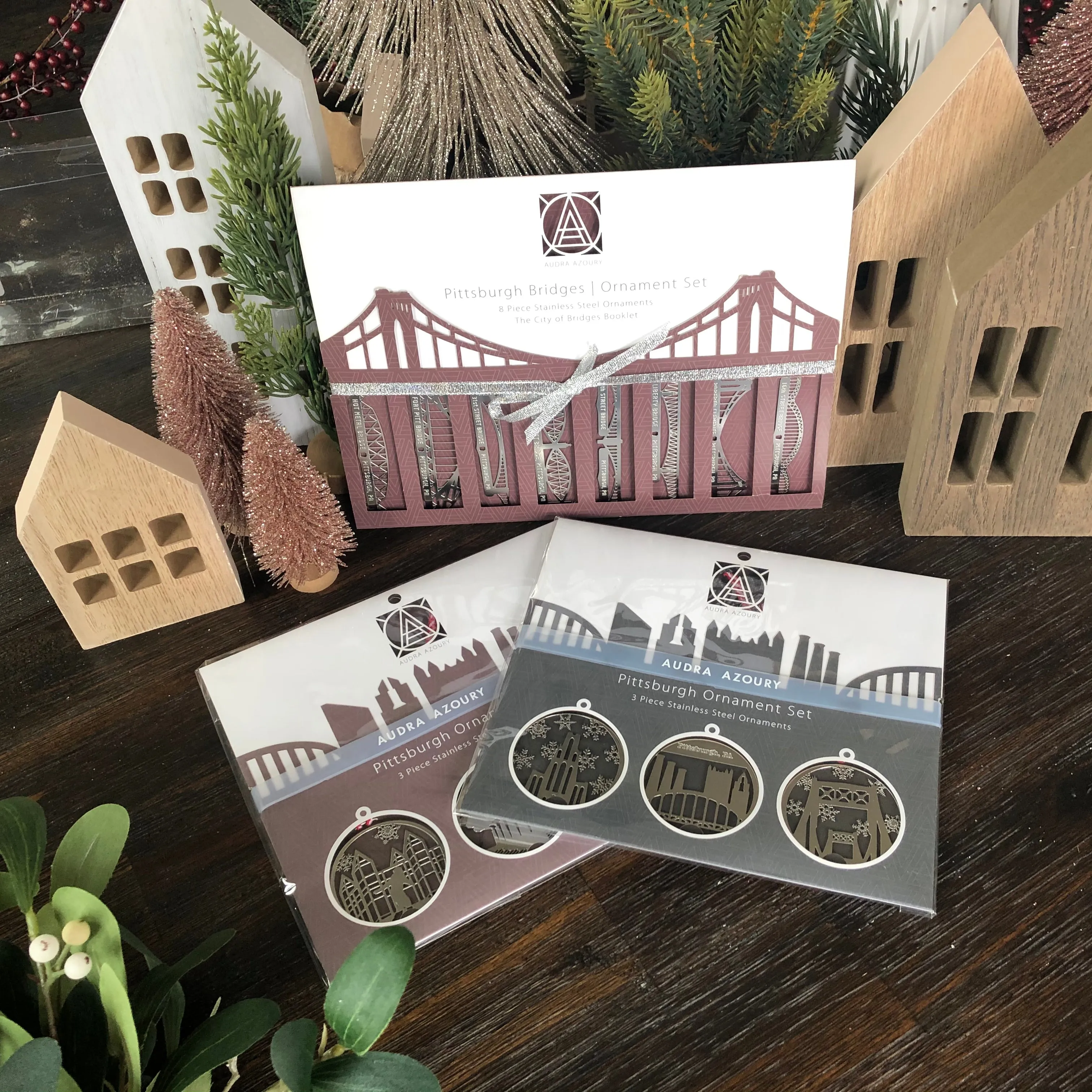 CLASSIC SPORTS - 3 Ornament Gift Set