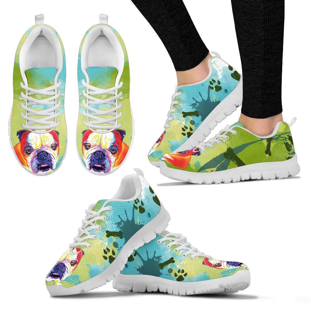 Colorful Bulldog II Running Shoes - Women's Sneakers-blue