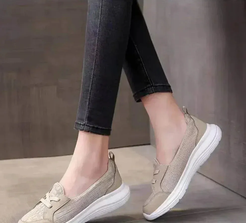 Comfortable Women's Breathable Slip On Arch Support Non-slip Shoes