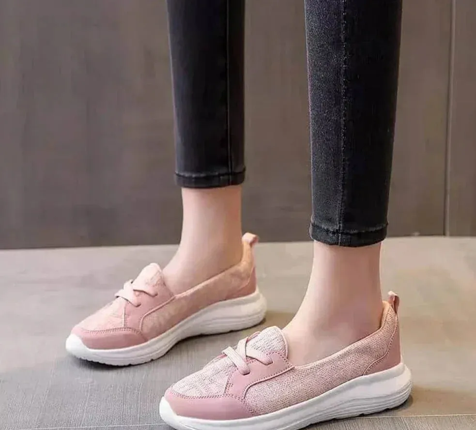 Comfortable Women's Breathable Slip On Arch Support Non-slip Shoes