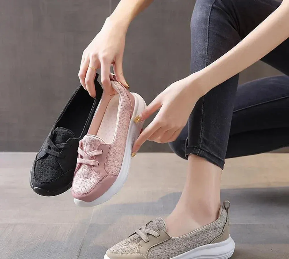 Comfortable Women's Breathable Slip On Arch Support Non-slip Shoes