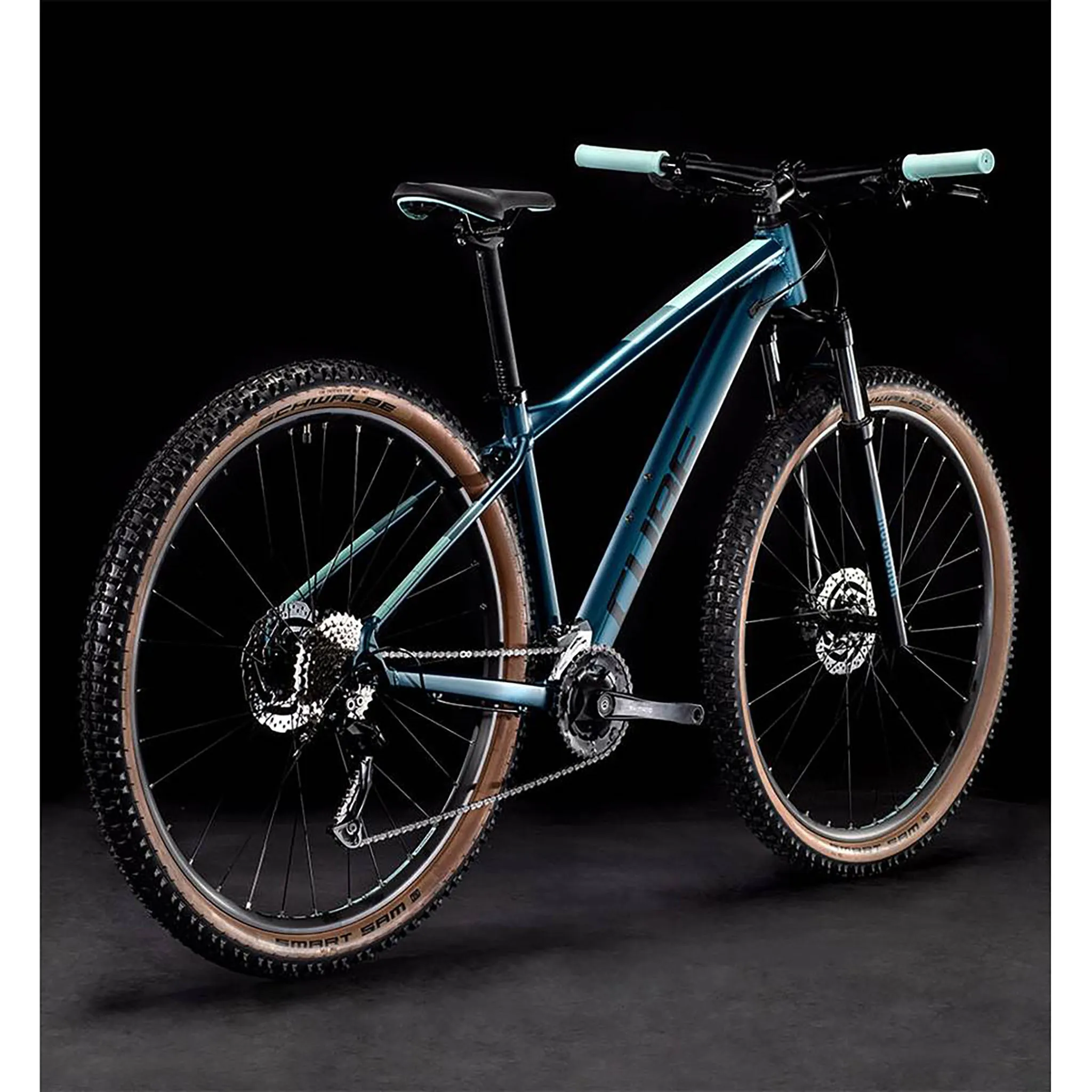 Cube Access WS Pro Women's Hardtail Mountain Bike Metal Petrol 'n' Mint