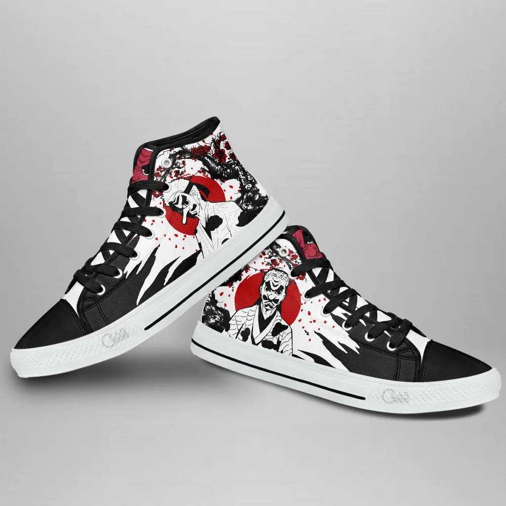 Demon Slayer Shoes Sakonji Urokodaki High Top Shoes