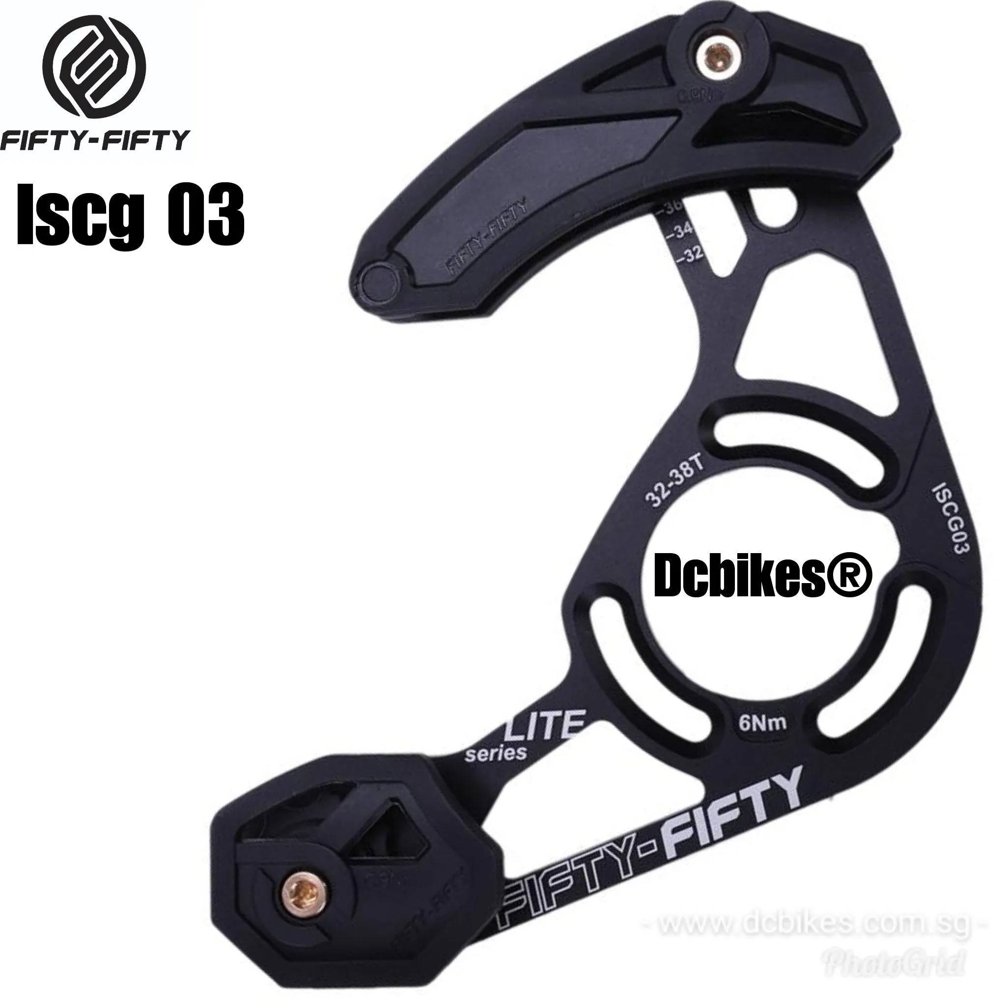 Fifty-Fifty Iscg 03 MTB 32T - 38T 1 X Single Speed MTB Chain Guide DHR Lite Series