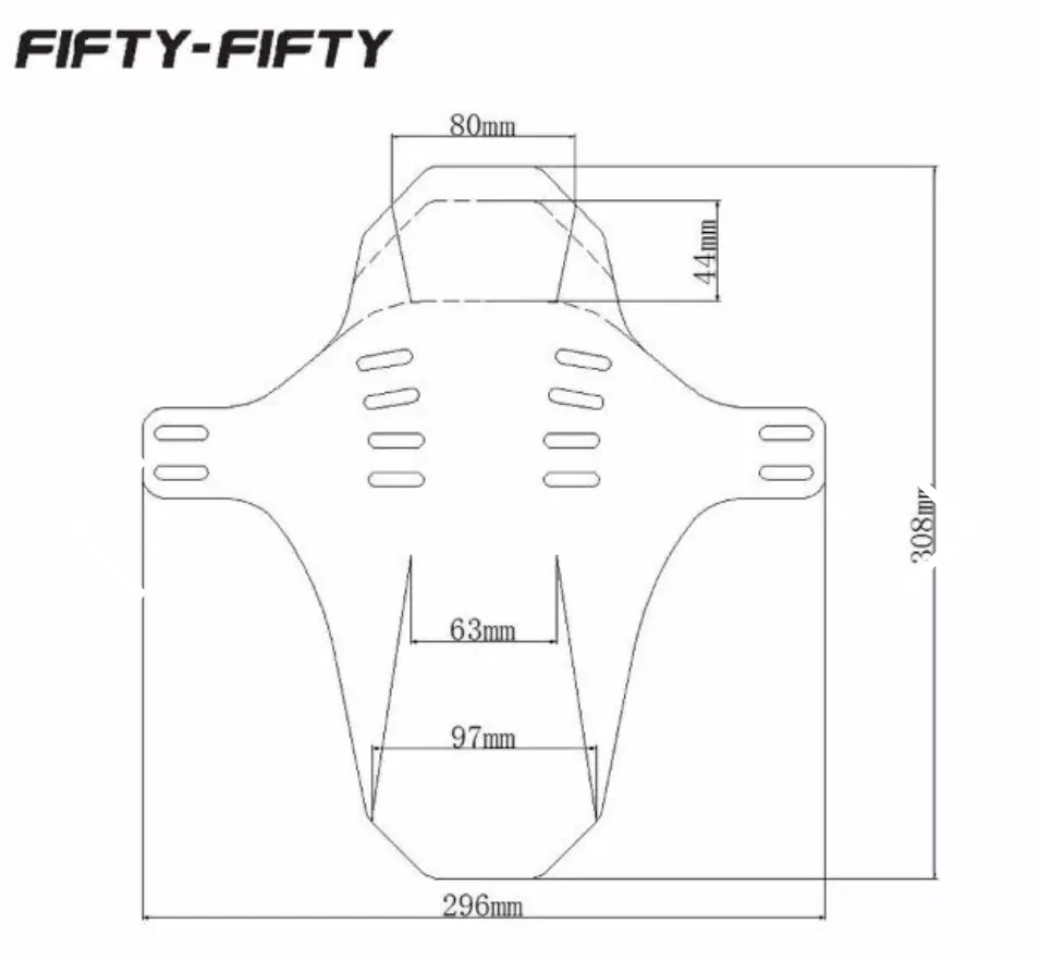 FIFTY-FIFTY Mud Guard MTB Fenders