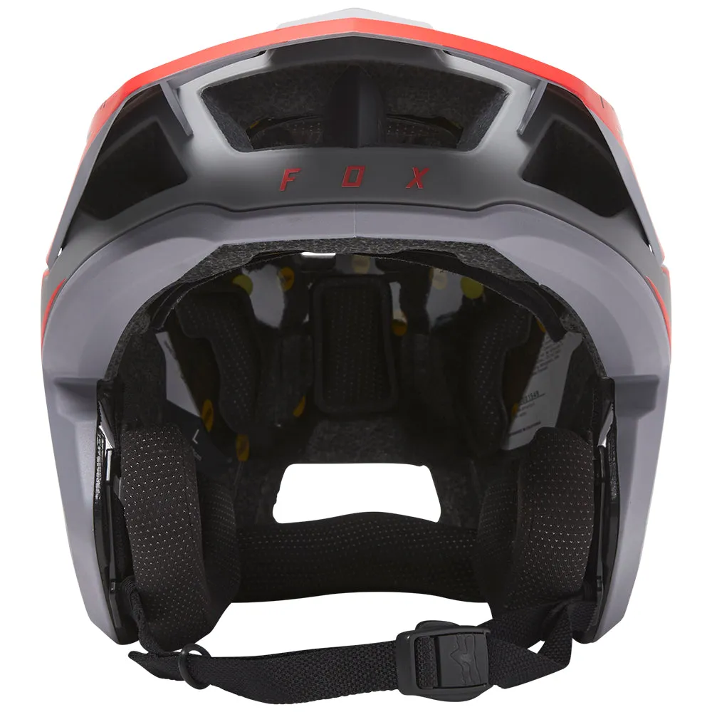 FOX DROPFRAME PRO HELMET SIDESWIPE CE [LIGHT GREY]