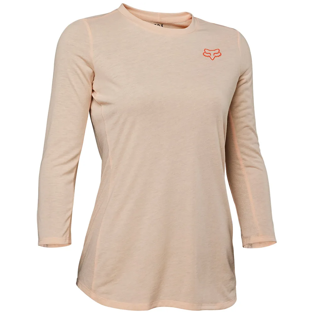 Fox Womens Ranger Dr 3/4 Jersey [Light Pink]
