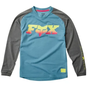 Fox Youth Ranger Dri-Release Ls Jersey - Light Blue