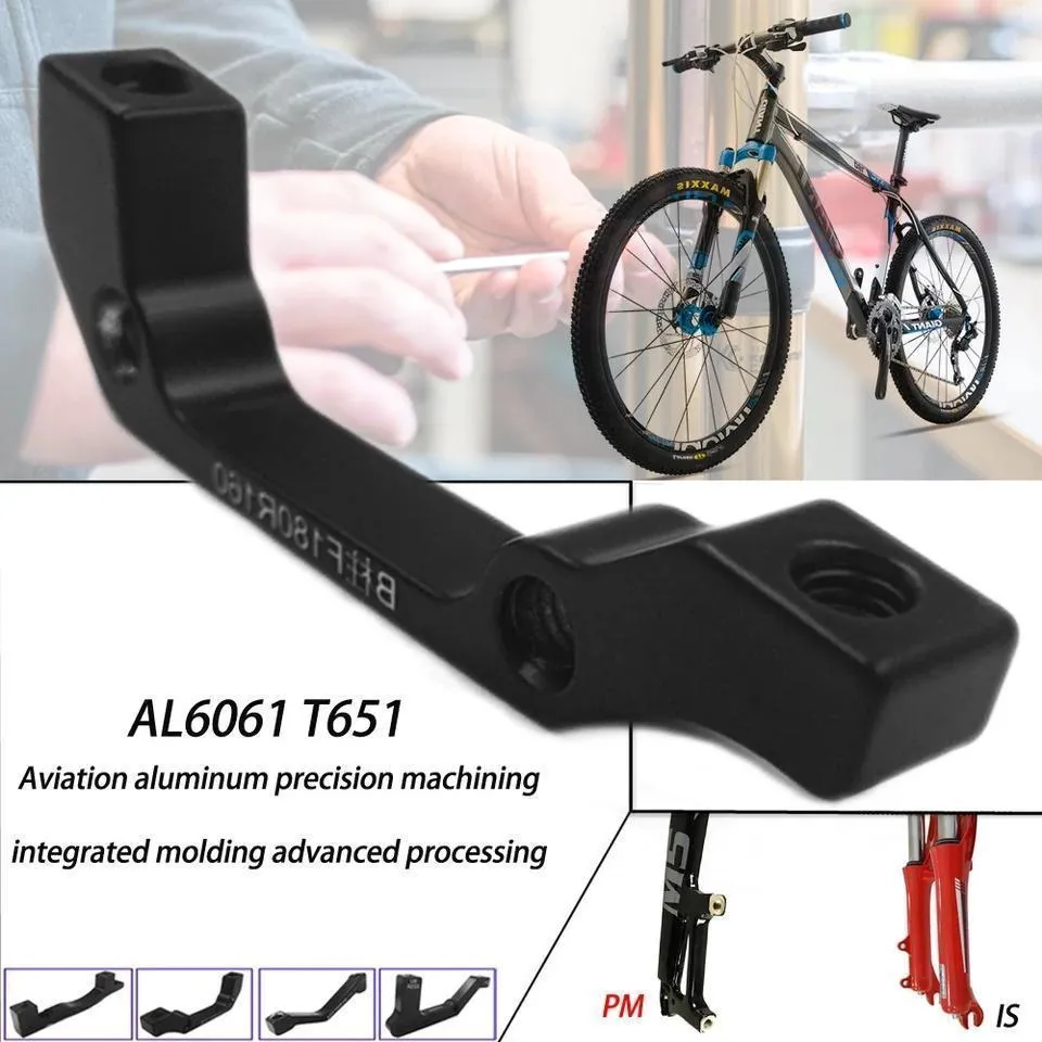 Front | Rear Bicycle IS | PM Disc Brake Rotor Adapter