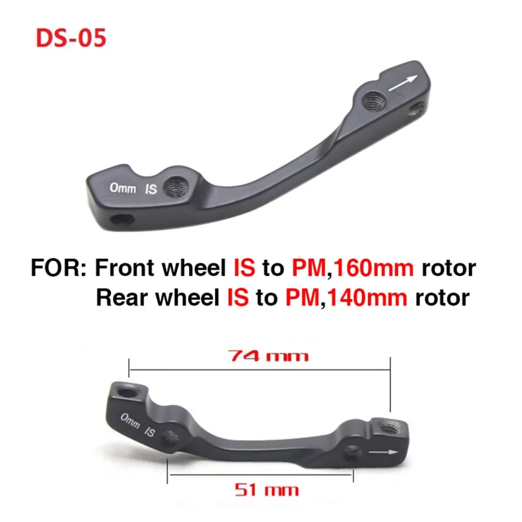 Front | Rear Bicycle IS | PM Disc Brake Rotor Adapter