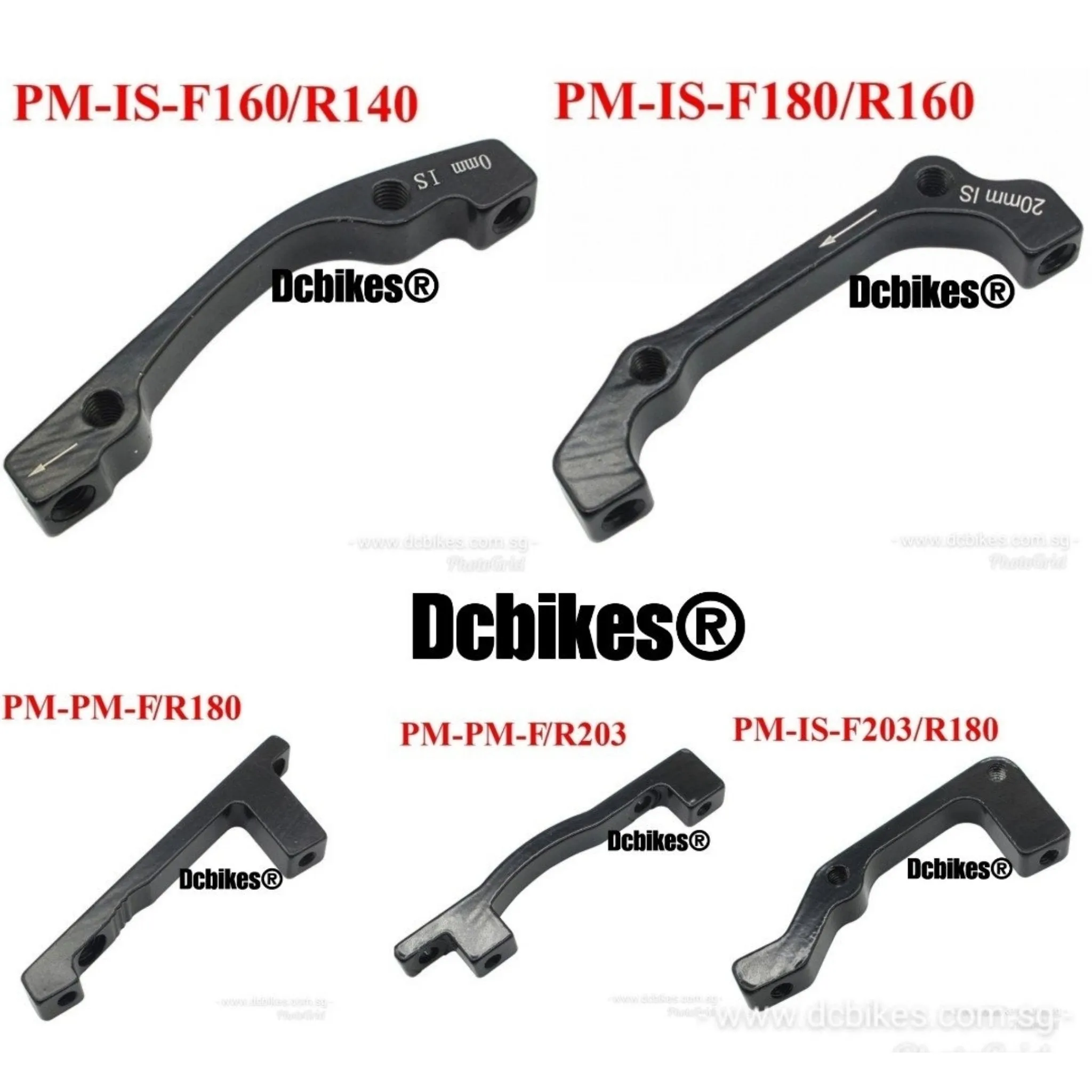 Front | Rear Bicycle IS | PM Disc Brake Rotor Adapter
