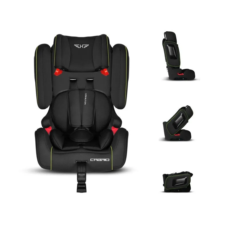 Hamilton Cabrio Foldable Carseat - Neon Green  (2 Years Local Warranty)