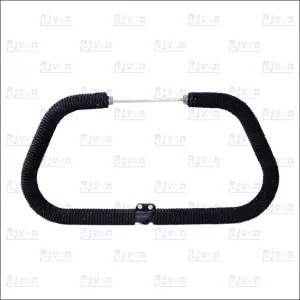 Heavy Duty Metal Leg Crash Guard Rope For Royal Enfield Reborn Classic 350cc.(BLACK)