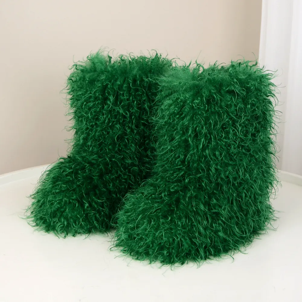 High-Top Fur Boots