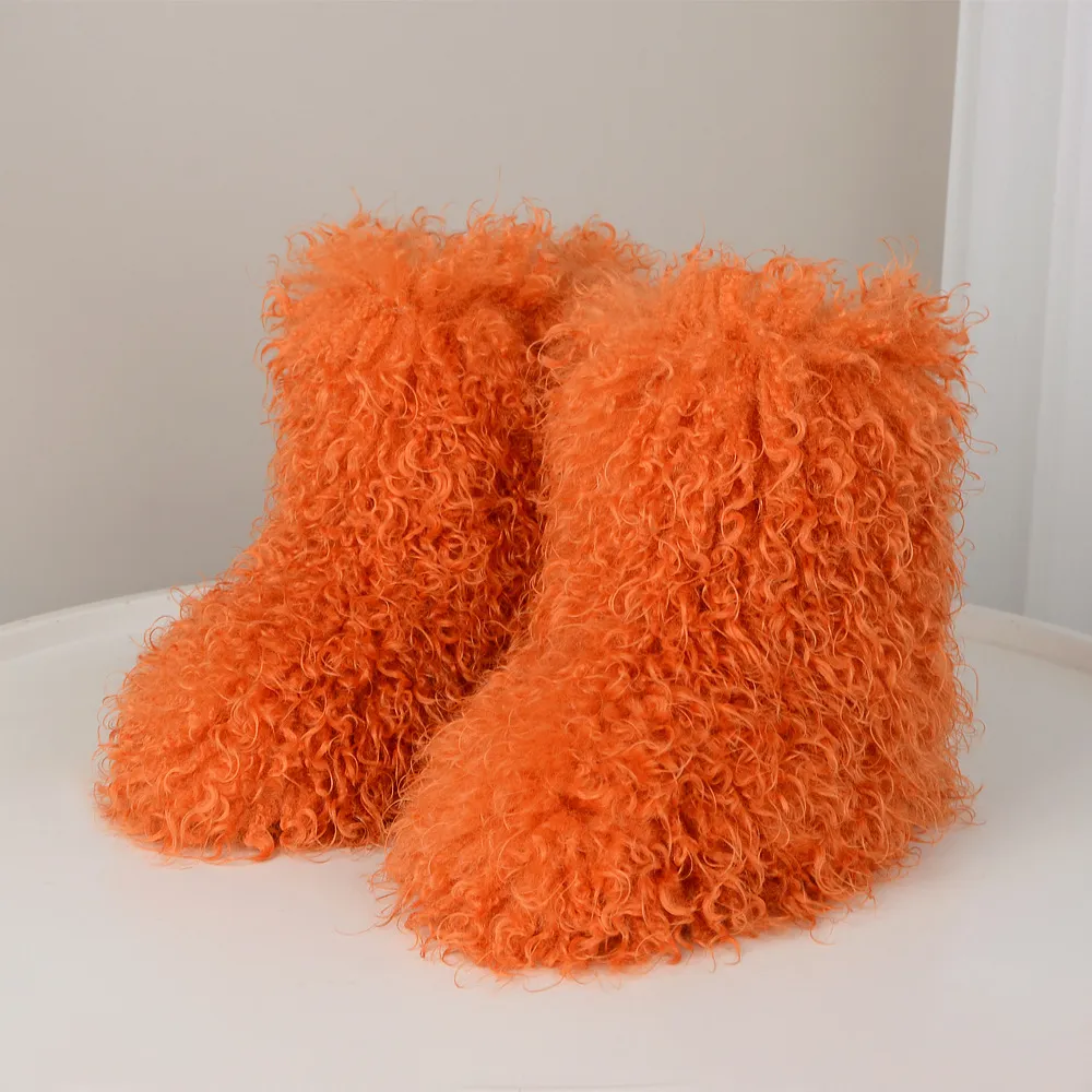 High-Top Fur Boots