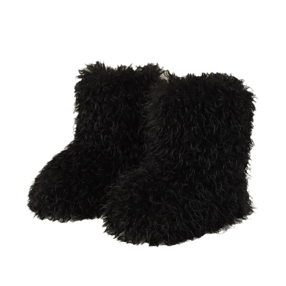 High-Top Fur Boots