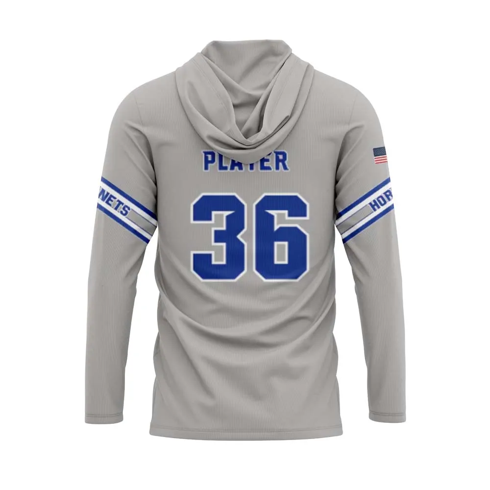 HOLMDEL HORNETS Grey Sublimated Lightweight Hoodie