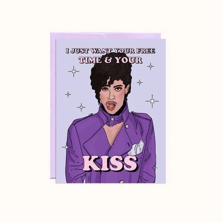 I Want Your Kiss | Valentine's Card | Party Mountain Paper co.