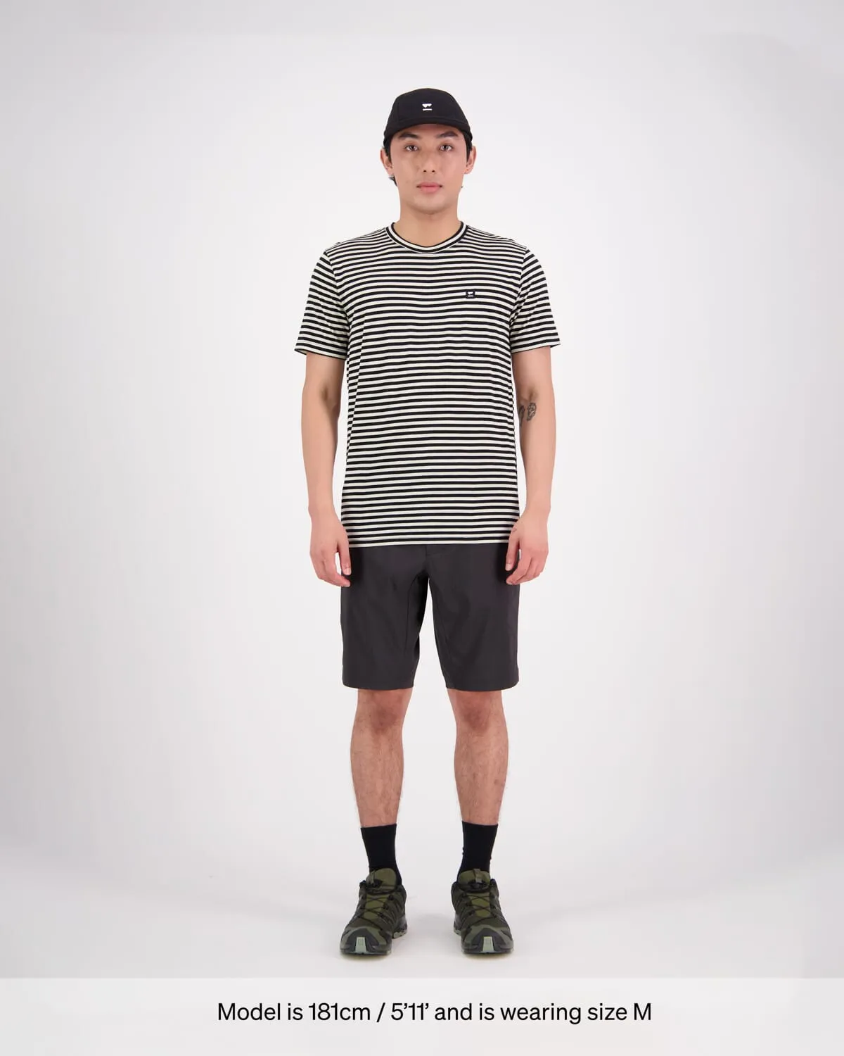 Icon Merino Classic T-Shirt - Stripe
