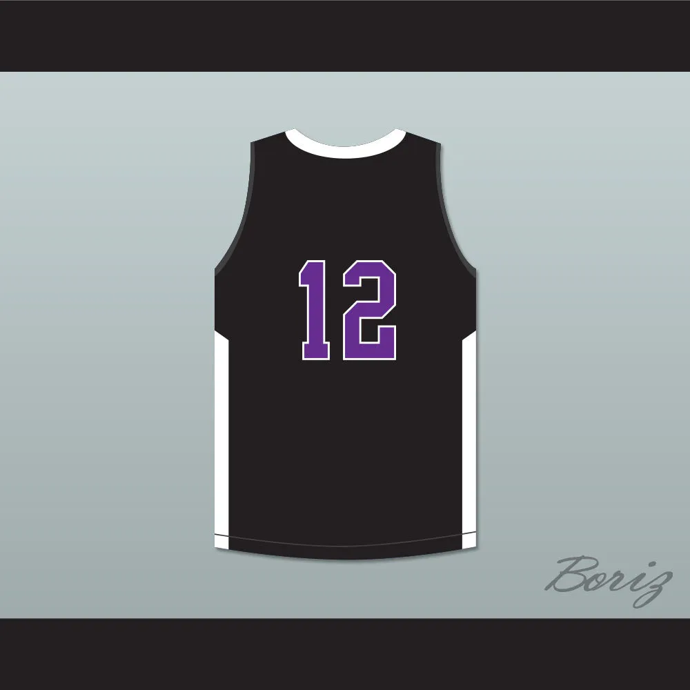 Ja Morant 12 Crestwood High School Knights Black Basketball Jersey 3