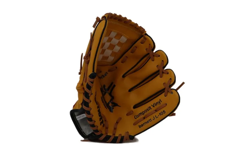 JL-105-baseball glove, outfiled, REG size 10.5" brown