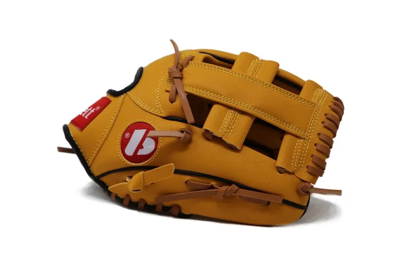 JL-105-baseball glove, outfiled, REG size 10.5" brown