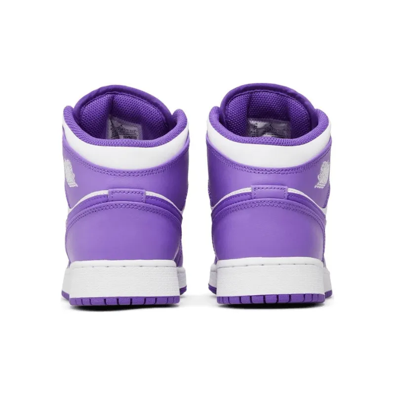 Jordan 1 Mid Purple Venom (GS)