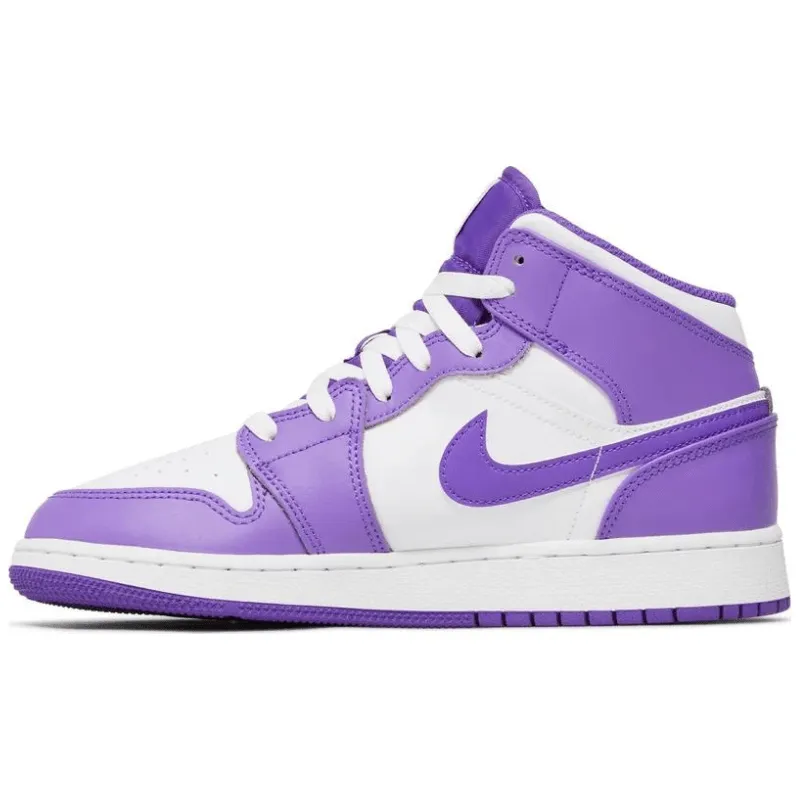 Jordan 1 Mid Purple Venom (GS)